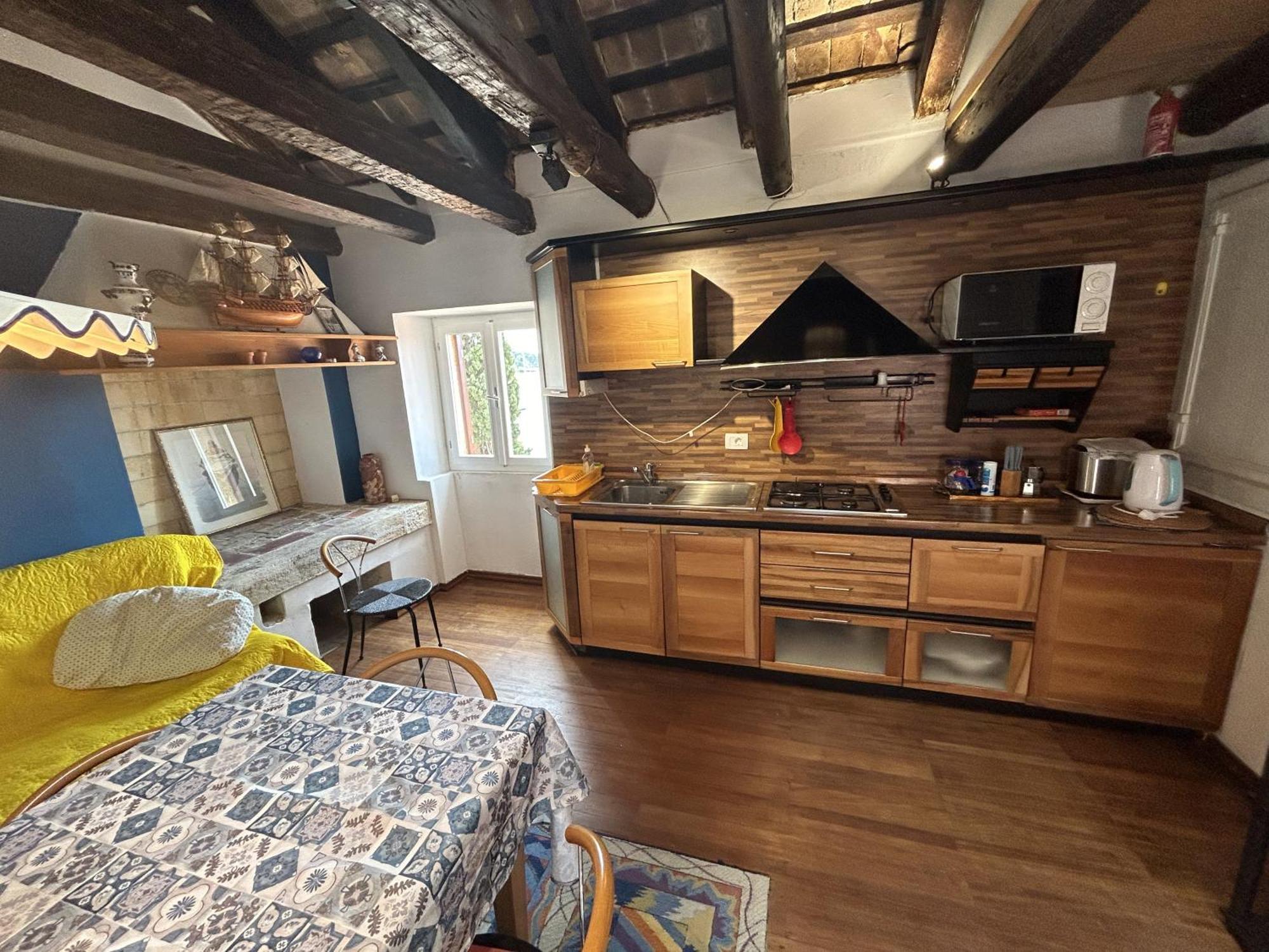 Apartment Aquavista With Sea View 罗维尼 外观 照片